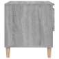 vidaXL Mesita de noche madera contrachapada gris Sonoma 50x46x50 cm vidaXL Mesita de noche madera contrachapada gris Sonoma 50x46x50 cm