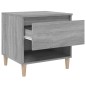 vidaXL Mesita de noche madera contrachapada gris Sonoma 50x46x50 cm vidaXL Mesita de noche madera contrachapada gris Sonoma 50x46x50 cm