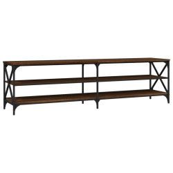 vidaXL Mueble de TV madera contrachapada roble marrón 180x40x50 cm