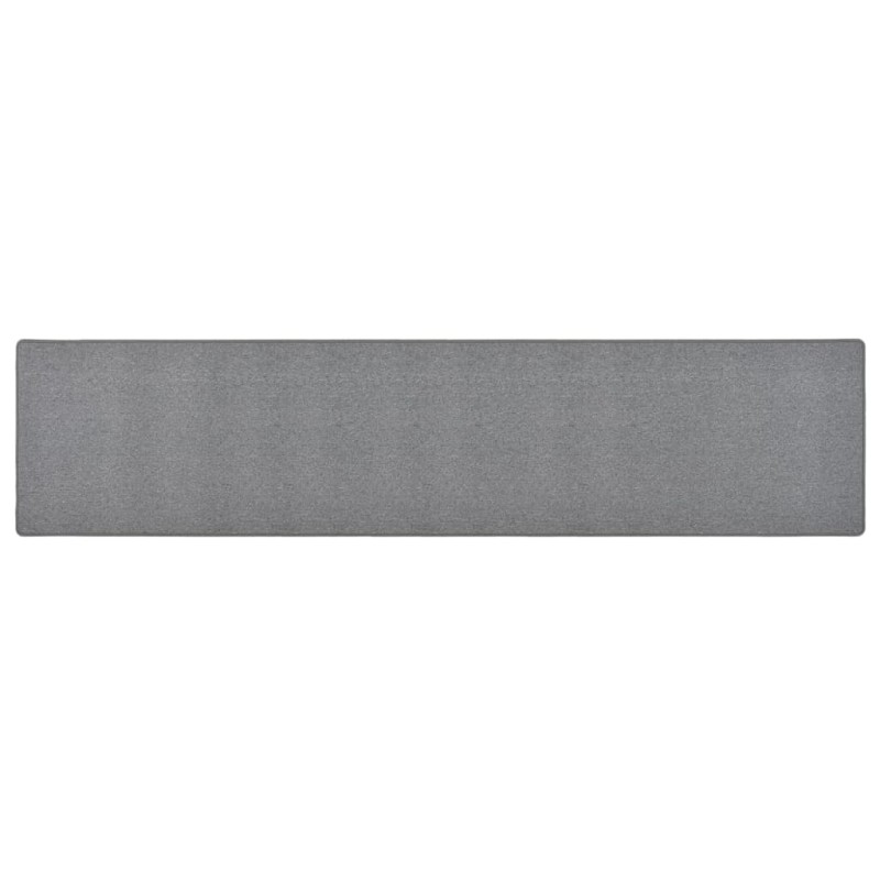 vidaXL Alfombra de pasillo gris oscuro 80x400 cm vidaXL Alfombra de pasillo gris oscuro 80x400 cm