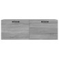 vidaXL Armario pared madera contrachapada gris Sonoma 100x36,5x35 cm vidaXL Armario pared madera contrachapada gris Sonoma 100x36,5x35 cm