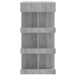 vidaXL Mesa bar estante almacenaje gris Sonoma 100x50x101,5 cm vidaXL Mesa bar estante almacenaje gris Sonoma 100x50x101,5 cm