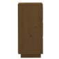 vidaXL Aparador 2 uds madera maciza de pino marrón miel 32x34x75 cm vidaXL Aparador 2 uds madera maciza de pino marrón miel 32x34x75 cm