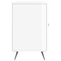 vidaXL Aparador de madera de ingeniería blanco brillante 100x36x60 cm vidaXL Aparador de madera de ingeniería blanco brillante 100x36x60 cm