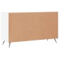 vidaXL Aparador de madera de ingeniería blanco brillante 100x36x60 cm vidaXL Aparador de madera de ingeniería blanco brillante 100x36x60 cm