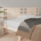 vidaXL Cabecero de cama madera maciza de pino 126x4x100 cm vidaXL Cabecero de cama madera maciza de pino 126x4x100 cm
