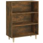 vidaXL Aparador madera contrachapada roble ahumado 69,5x32,5x90 cm vidaXL Aparador madera contrachapada roble ahumado 69,5x32,5x90 cm