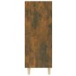 vidaXL Aparador madera contrachapada roble ahumado 69,5x32,5x90 cm vidaXL Aparador madera contrachapada roble ahumado 69,5x32,5x90 cm