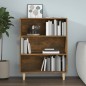 vidaXL Aparador madera contrachapada roble ahumado 69,5x32,5x90 cm vidaXL Aparador madera contrachapada roble ahumado 69,5x32,5x90 cm