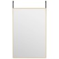 vidaXL Espejo de puerta cristal y aluminio dorado 40x60 cm vidaXL Espejo de puerta cristal y aluminio dorado 40x60 cm