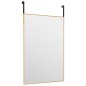 vidaXL Espejo de puerta cristal y aluminio dorado 40x60 cm vidaXL Espejo de puerta cristal y aluminio dorado 40x60 cm