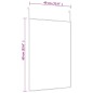 vidaXL Espejo de puerta cristal y aluminio dorado 40x60 cm vidaXL Espejo de puerta cristal y aluminio dorado 40x60 cm