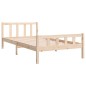 vidaXL Estructura de cama madera maciza 100x200 cm vidaXL Estructura de cama madera maciza 100x200 cm