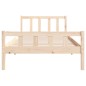 vidaXL Estructura de cama madera maciza 100x200 cm vidaXL Estructura de cama madera maciza 100x200 cm