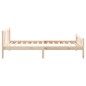 vidaXL Estructura de cama madera maciza 100x200 cm vidaXL Estructura de cama madera maciza 100x200 cm