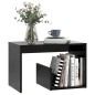 vidaXL Mesa auxiliar de madera contrachapada negro 59x36x38 cm vidaXL Mesa auxiliar de madera contrachapada negro 59x36x38 cm