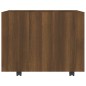 vidaXL Mesa de centro madera de ingeniería marrón roble 55x55x40 cm
