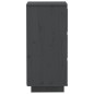 vidaXL Aparador 2 uds madera maciza de pino gris 32x34x75 cm vidaXL Aparador 2 uds madera maciza de pino gris 32x34x75 cm