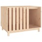 vidaXL Caseta para perros madera maciza de pino 100x70x72 cm