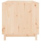 vidaXL Caseta para perros madera maciza de pino 100x70x72 cm