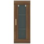vidaXL Armario de pared colgante roble marrón 34,5x34x90 cm vidaXL Armario de pared colgante roble marrón 34,5x34x90 cm