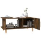 vidaXL Mesa de centro madera contrachapada roble ahumado 90x50x40 cm vidaXL Mesa de centro madera contrachapada roble ahumado 90x50x40 cm