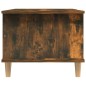 vidaXL Mesa de centro madera contrachapada roble ahumado 90x50x40 cm vidaXL Mesa de centro madera contrachapada roble ahumado 90x50x40 cm