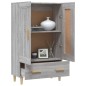vidaXL Aparador alto de madera contrachapada gris Sonoma 70x31x115 cm vidaXL Aparador alto de madera contrachapada gris Sonoma 70x31x115 cm