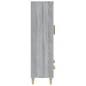vidaXL Aparador alto de madera contrachapada gris Sonoma 70x31x115 cm vidaXL Aparador alto de madera contrachapada gris Sonoma 70x31x115 cm
