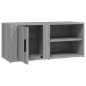 vidaXL Mueble para TV madera contrachapada gris Sonoma 80x31,5x36 cm vidaXL Mueble para TV madera contrachapada gris Sonoma 80x31,5x36 cm