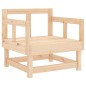 vidaXL Sillones de jardín con cojines 2 uds madera maciza de pino vidaXL Sillones de jardín con cojines 2 uds madera maciza de pino