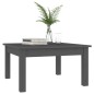 vidaXL Mesa de centro de madera maciza de pino gris 55x55x30 cm vidaXL Mesa de centro de madera maciza de pino gris 55x55x30 cm