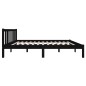 vidaXL Estructura de cama madera maciza negro 120x190 cm vidaXL Estructura de cama madera maciza negro 120x190 cm
