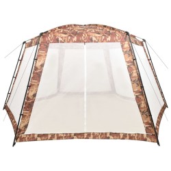 vidaXL Carpa para piscina de tela camuflaje 660x580x250 cm