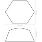 vidaXL Carpa para piscina de tela camuflaje 660x580x250 cm vidaXL Carpa para piscina de tela camuflaje 660x580x250 cm