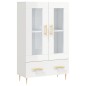 vidaXL Aparador alto madera de ingeniería blanco brillo 69,5x31x115 cm vidaXL Aparador alto madera de ingeniería blanco brillo 69,5x31x115 cm