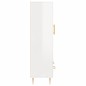 vidaXL Aparador alto madera de ingeniería blanco brillo 69,5x31x115 cm vidaXL Aparador alto madera de ingeniería blanco brillo 69,5x31x115 cm