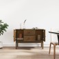 vidaXL Aparador madera maciza de pino marrón miel 110x40x78 cm