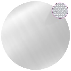 vidaXL Cubierta de piscina PE plateado 527 cm