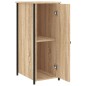 vidaXL Mesita de noche madera de ingeniería roble Sonoma 32x42x80 cm vidaXL Mesita de noche madera de ingeniería roble Sonoma 32x42x80 cm