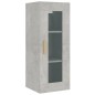 vidaXL Armario de pared colgante gris hormigón 34,5x34x90 cm vidaXL Armario de pared colgante gris hormigón 34,5x34x90 cm