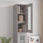 vidaXL Armario de pared colgante gris hormigón 34,5x34x90 cm vidaXL Armario de pared colgante gris hormigón 34,5x34x90 cm