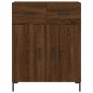 vidaXL Aparador alto madera contrachapada marrón roble 69,5x34x180 cm