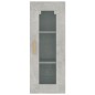 vidaXL Armario de pared colgante gris hormigón 34,5x34x90 cm vidaXL Armario de pared colgante gris hormigón 34,5x34x90 cm