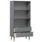 vidaXL Librería MOLDE madera maciza de pino gris 85x35x170,5 cm vidaXL Librería MOLDE madera maciza de pino gris 85x35x170,5 cm
