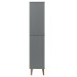 vidaXL Librería MOLDE madera maciza de pino gris 85x35x170,5 cm vidaXL Librería MOLDE madera maciza de pino gris 85x35x170,5 cm