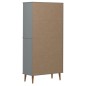 vidaXL Librería MOLDE madera maciza de pino gris 85x35x170,5 cm vidaXL Librería MOLDE madera maciza de pino gris 85x35x170,5 cm