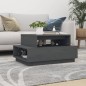 vidaXL Mesa de centro madera maciza de pino gris 80x55x40,5 cm vidaXL Mesa de centro madera maciza de pino gris 80x55x40,5 cm
