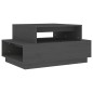 vidaXL Mesa de centro madera maciza de pino gris 80x55x40,5 cm vidaXL Mesa de centro madera maciza de pino gris 80x55x40,5 cm