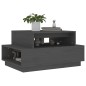 vidaXL Mesa de centro madera maciza de pino gris 80x55x40,5 cm vidaXL Mesa de centro madera maciza de pino gris 80x55x40,5 cm